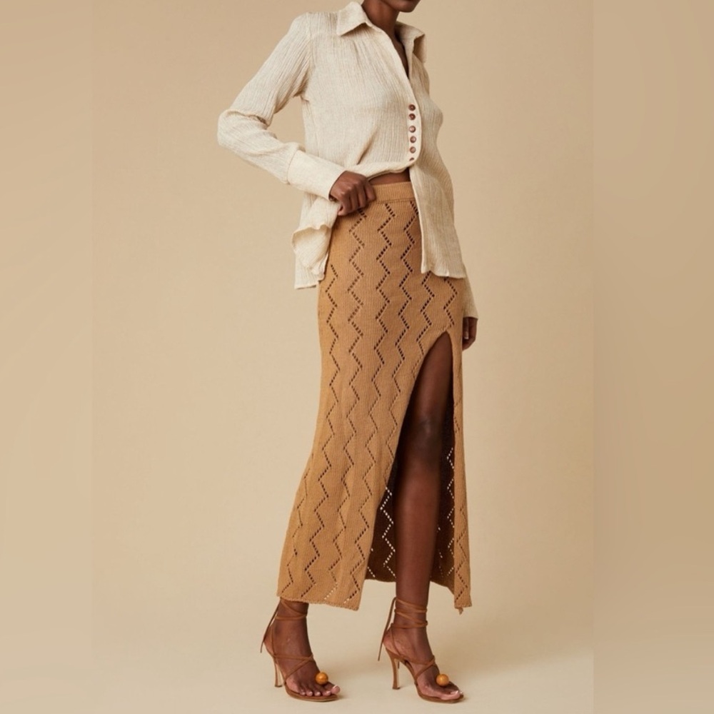 Savannah Morrow Almond Skirt XXS